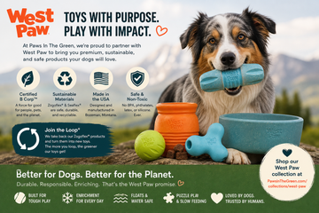 🐾 Why We’re Proud to Partner With West Paw: Sustainable Play, Premium Quality &amp; Products Made With Purpose.