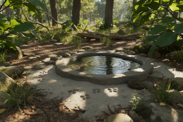 🐕 Shade, Water & Paw Prints
