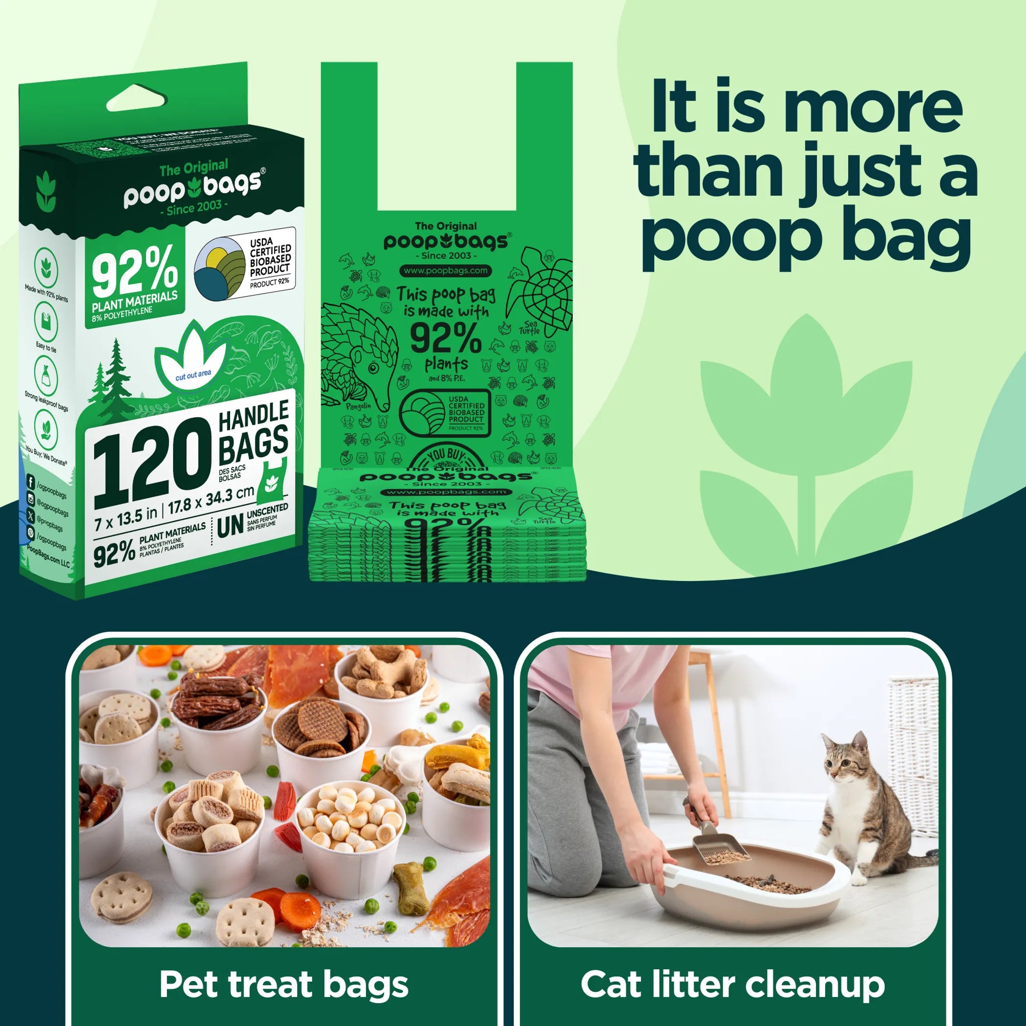 You Buy; We Donate Compostable Handle Tie
