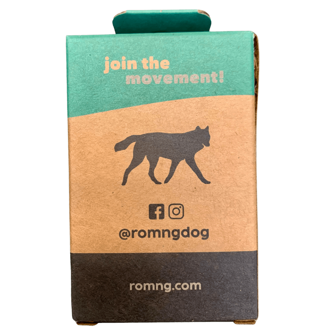 romng compostable plant-based dog poop bags