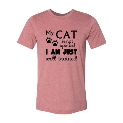 Cat lovers T-Shirt,  Is Not Spoiled Shirt