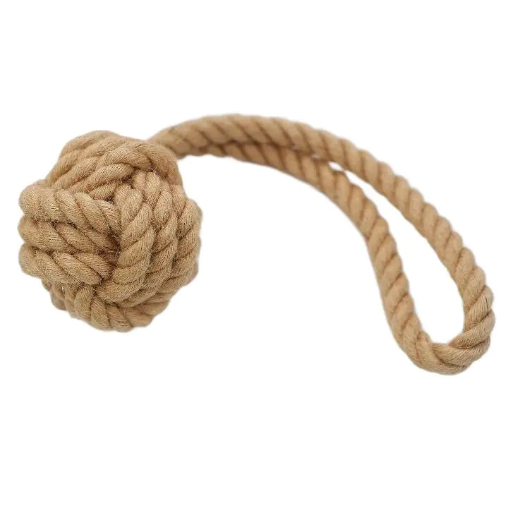 Natural Hemp Tug Rope  Eco-Friendly Dog Toy. Hand Made