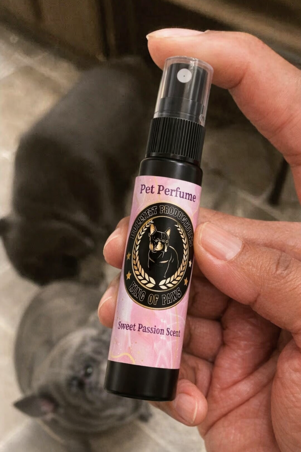 BullyFIT x King Of Paws Sweet Passion Pet Perfume 1oz | Organic Dog Perfume | Best Dog Shampoo & Grooming Supplies | Deodorizer |Cruelty Free| Wholistic