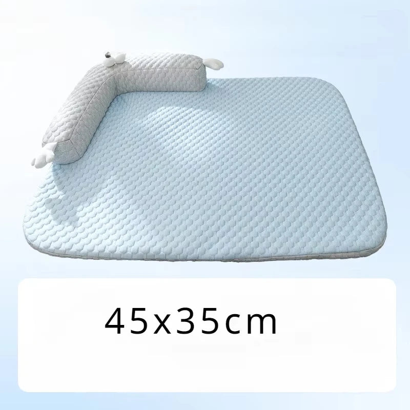 Cotton Dog Bed For All Seasons Removable And Washable Small Medium-sized Dog Sleeping Mat Thick Cushion For Autumn And Winter