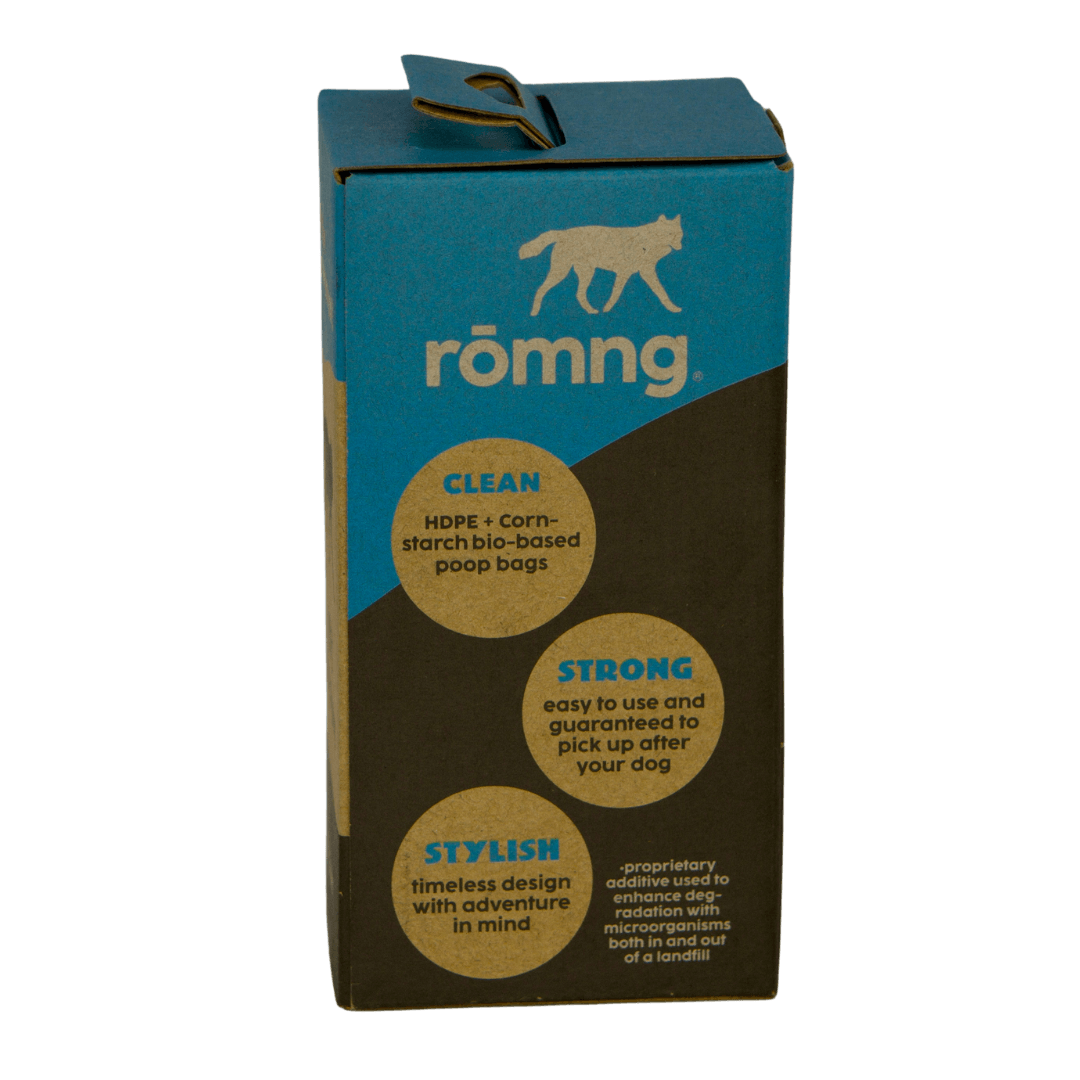 romng bio-based dog poop bags