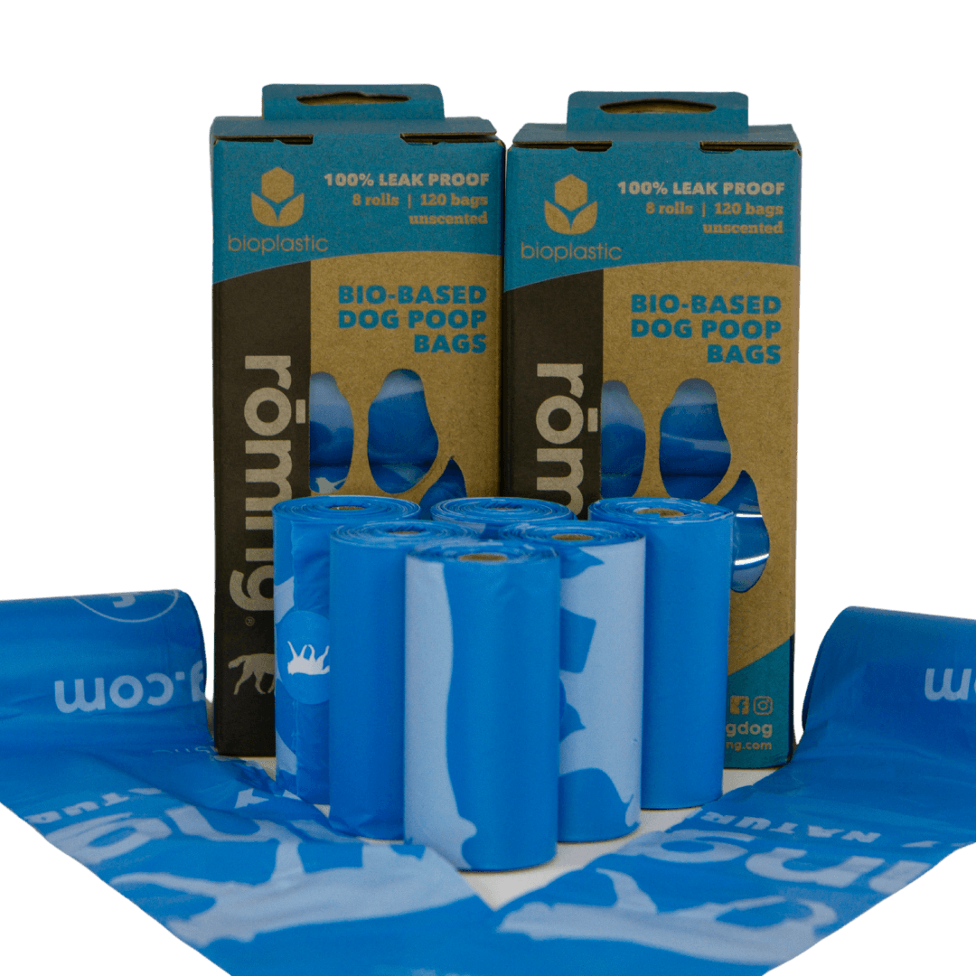 romng bio-based dog poop bags