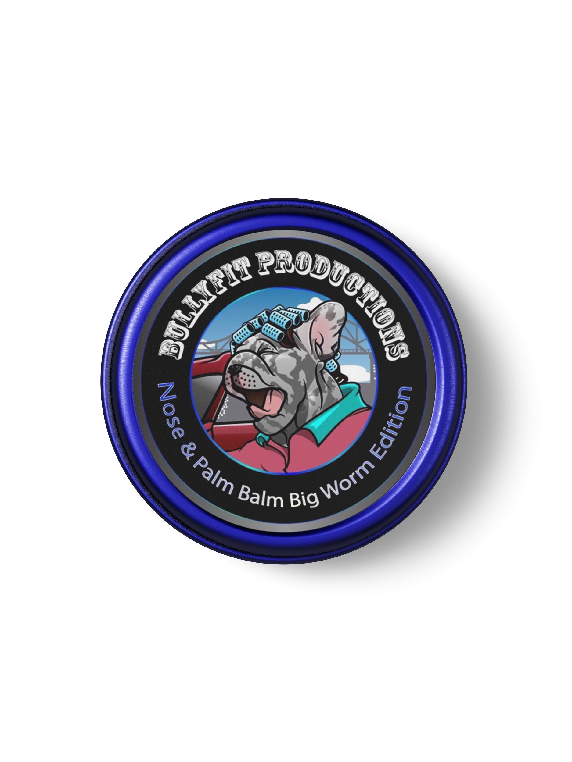 BullyFIT Soothing Nose & Paw Balm Big Worm Edition 2oz | Organic Dog Balm for Dry Skin | Pet Grooming | Vegan Friendly | Cruelty Friendly|Vet Approved| Handcrafted| Holistic