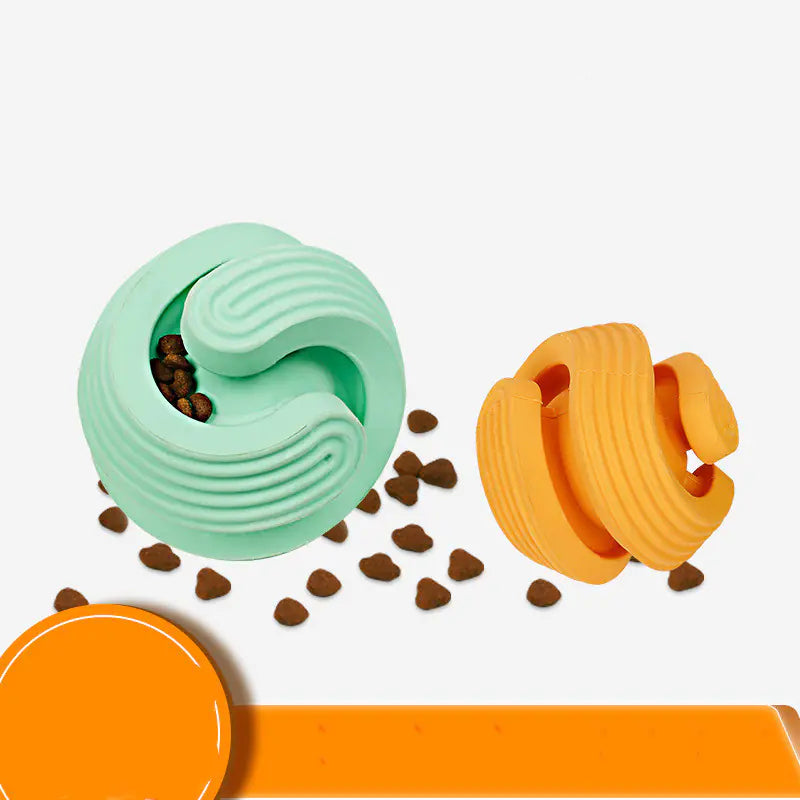 Bite-Resistant Dog Toy Ball for Teeth Cleaning