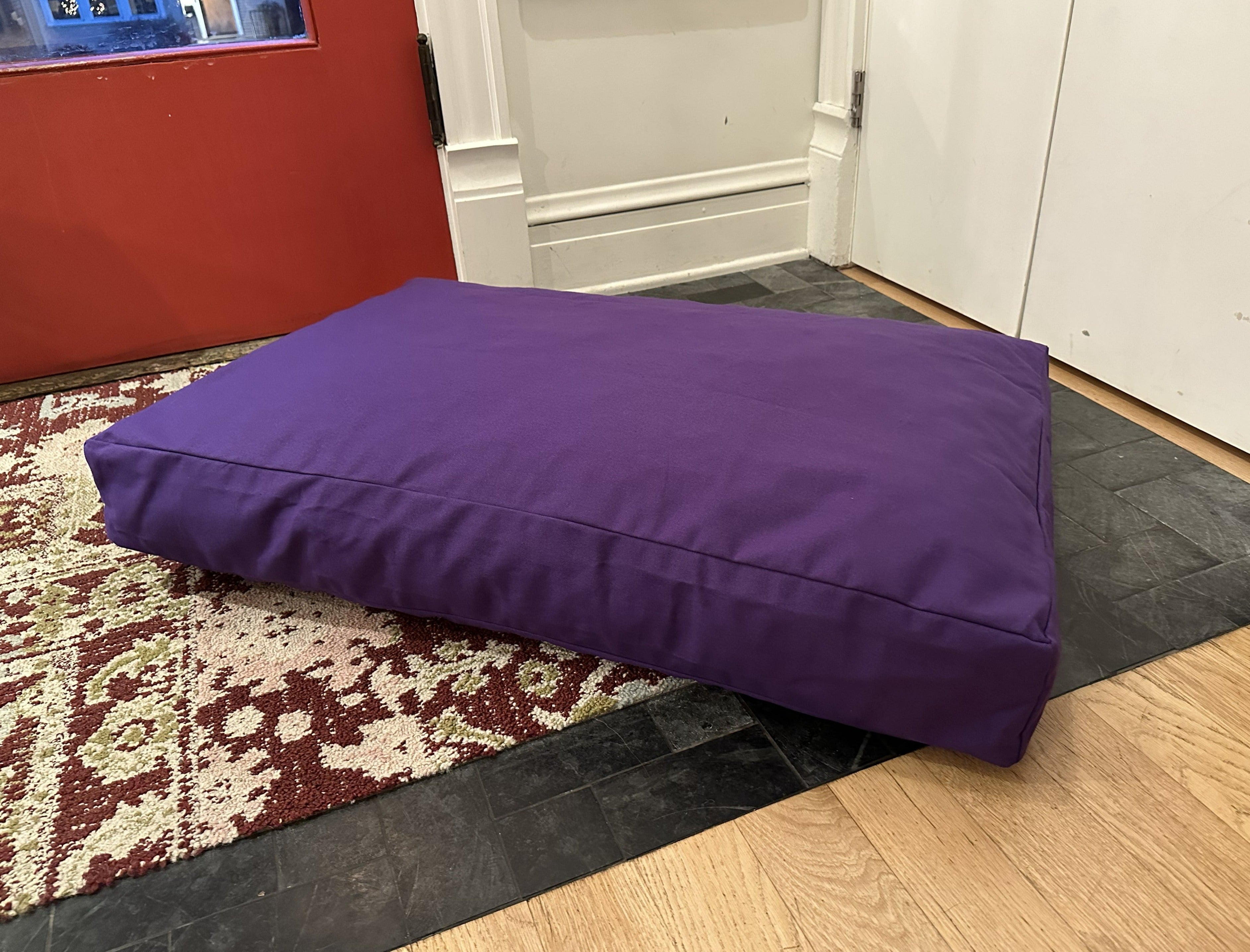 Bean Products Cotton Duck Canvas Dog Bed - Lightweight CertiPUR Foam Fill