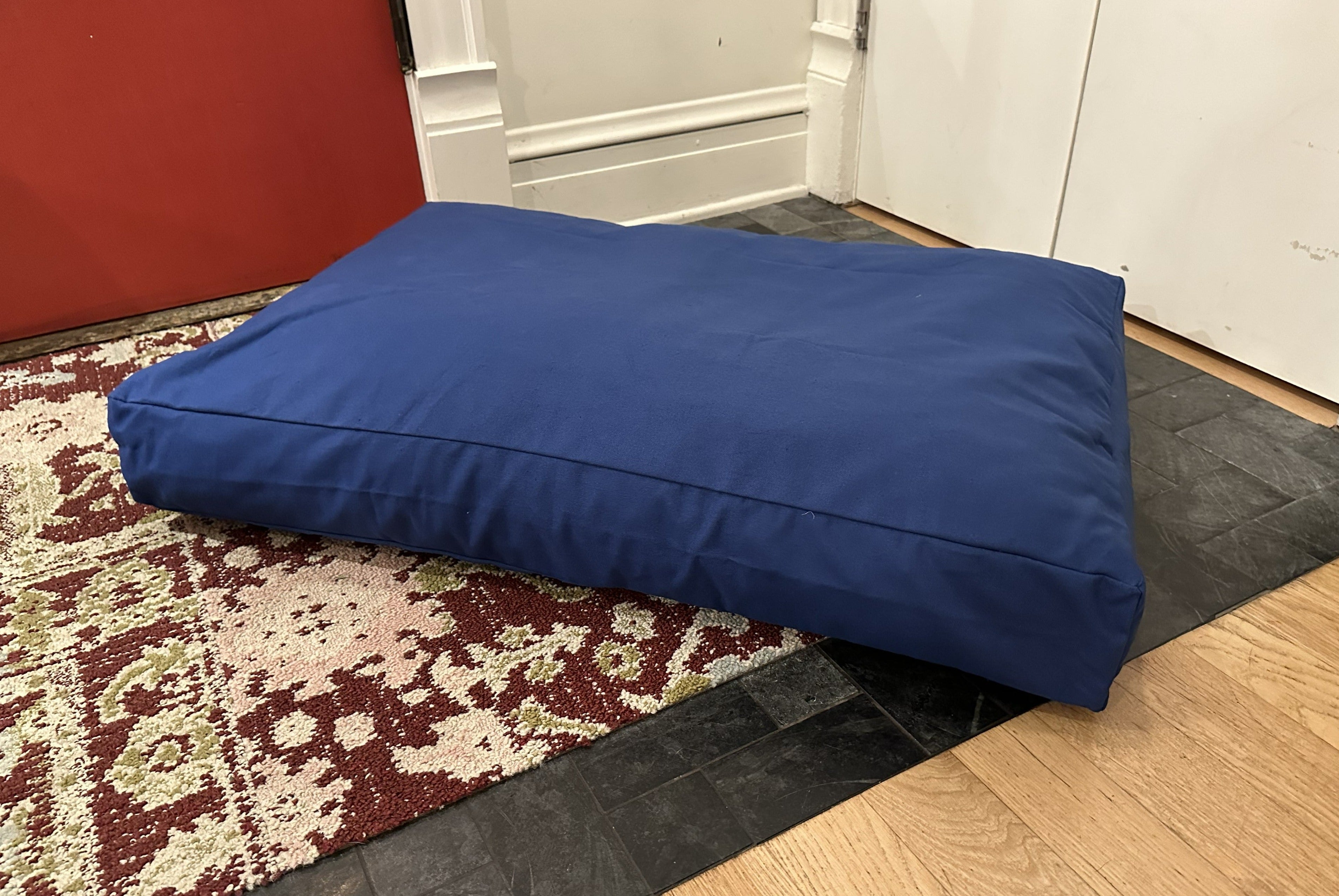 Bean Products Cotton Duck Canvas Dog Bed - Lightweight CertiPUR Foam Fill