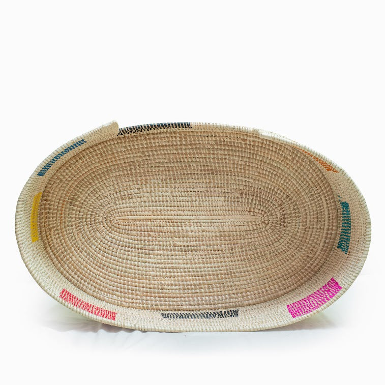 Zanzibar Handwoven Eco-Friendly NATURAL Pet Bed (banana fibers, raffia, and papyrus)
