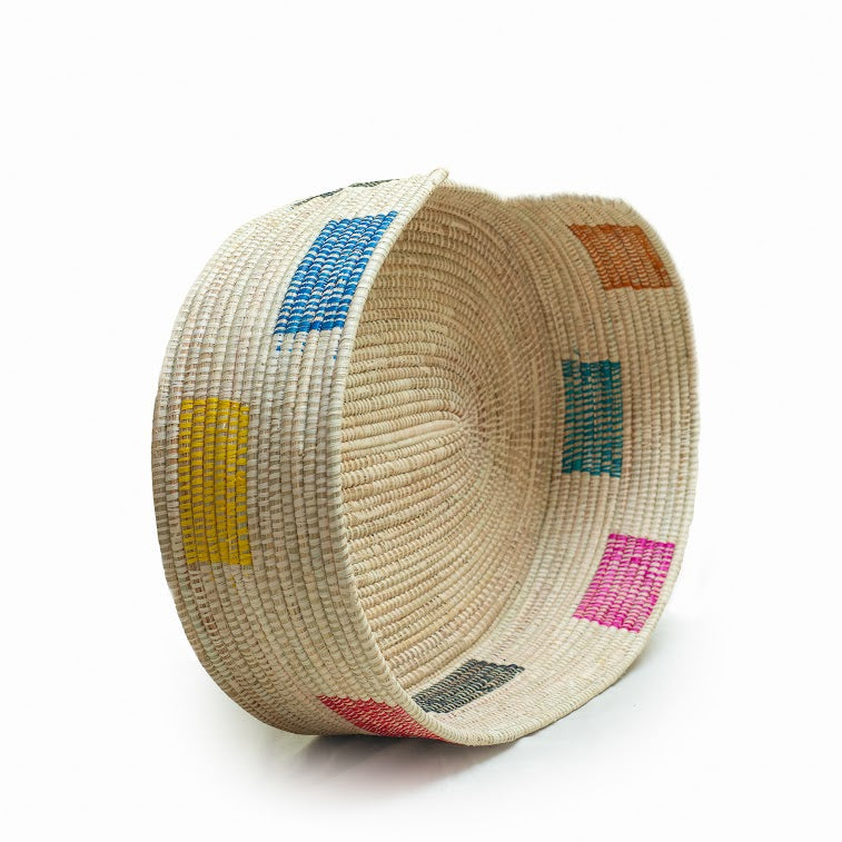 Zanzibar Handwoven Eco-Friendly NATURAL Pet Bed (banana fibers, raffia, and papyrus)