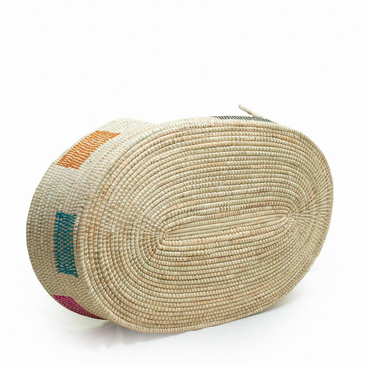 Zanzibar Handwoven Eco-Friendly NATURAL Pet Bed (banana fibers, raffia, and papyrus)