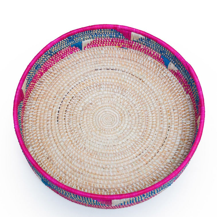 Asante Eco-Friendly  NATURAL Handwoven  Pet Bed.(banana fibers, raffia, and papyrus)
