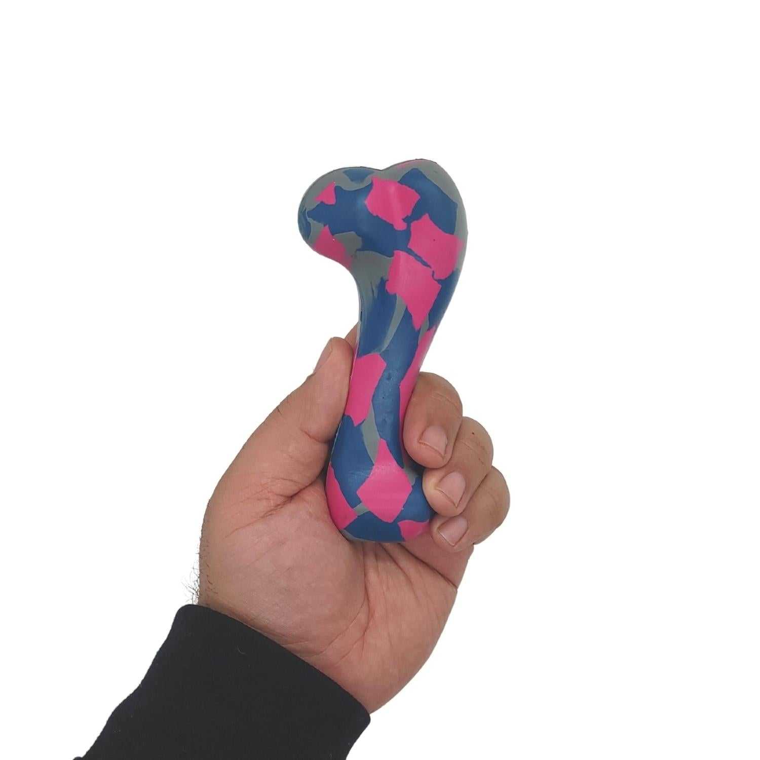 Natural Rubber Dog Bone Chew Toy – Durable & Safe, Fun & Interactive Play – Small