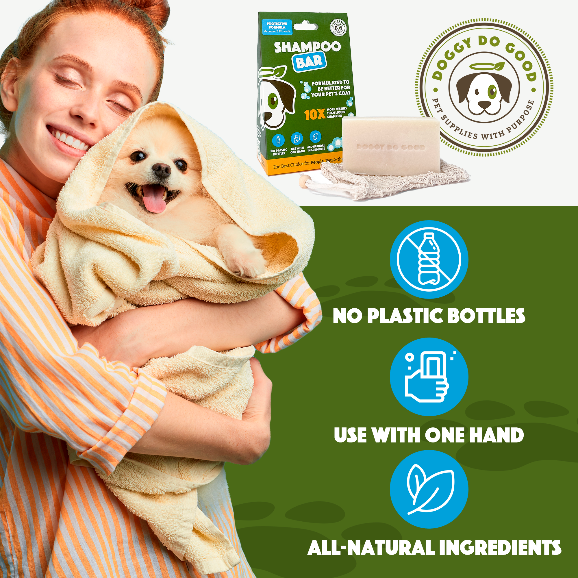 Dog Shampoo Bar - Protective Formula