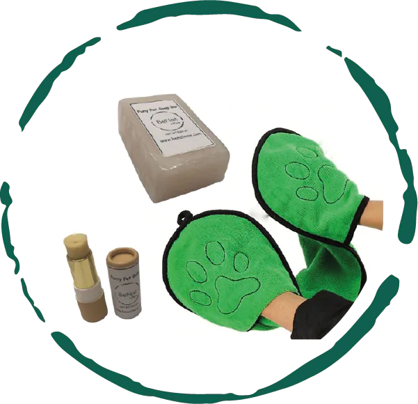 BeNat Eco Friendly Pet Grooming Bundle. Natural