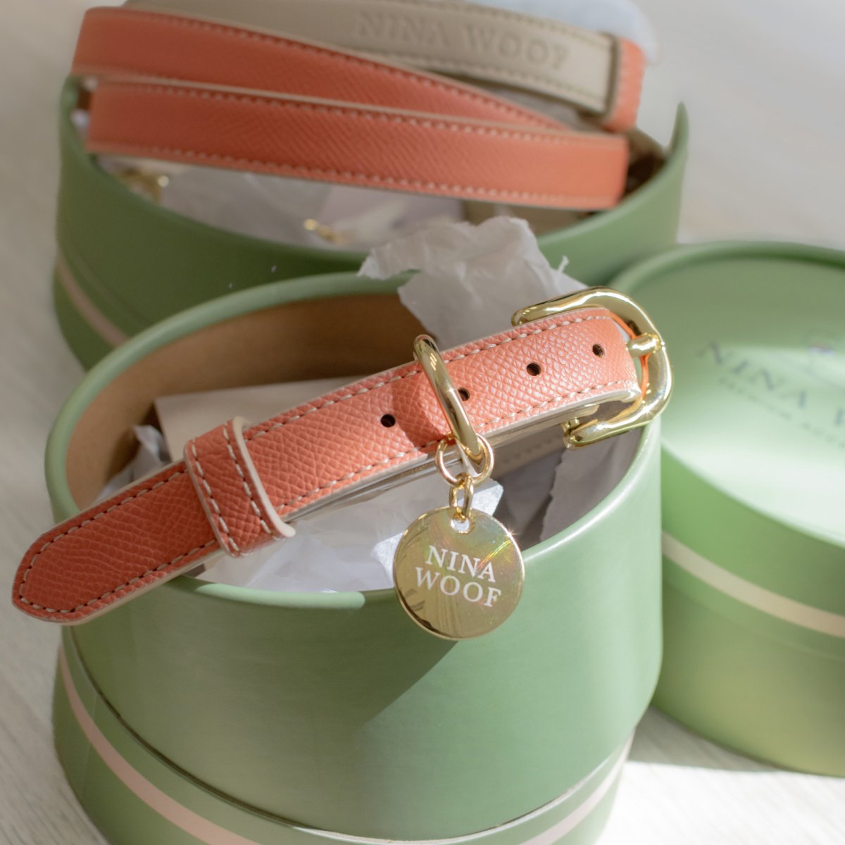 Nina Woof Collar - Vegan Leather - Rio