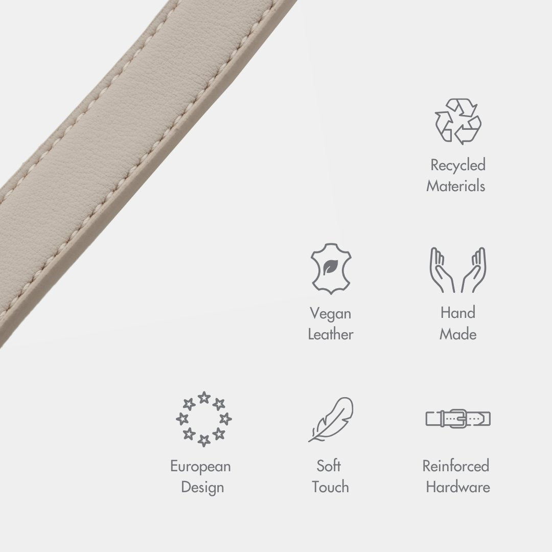 Nina Woof Leash 4ft - Vegan Leather - Cupertino