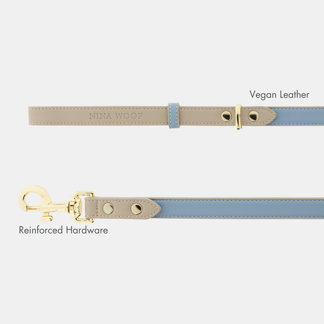 Nina Woof Leash 4ft - Vegan Leather - Cupertino