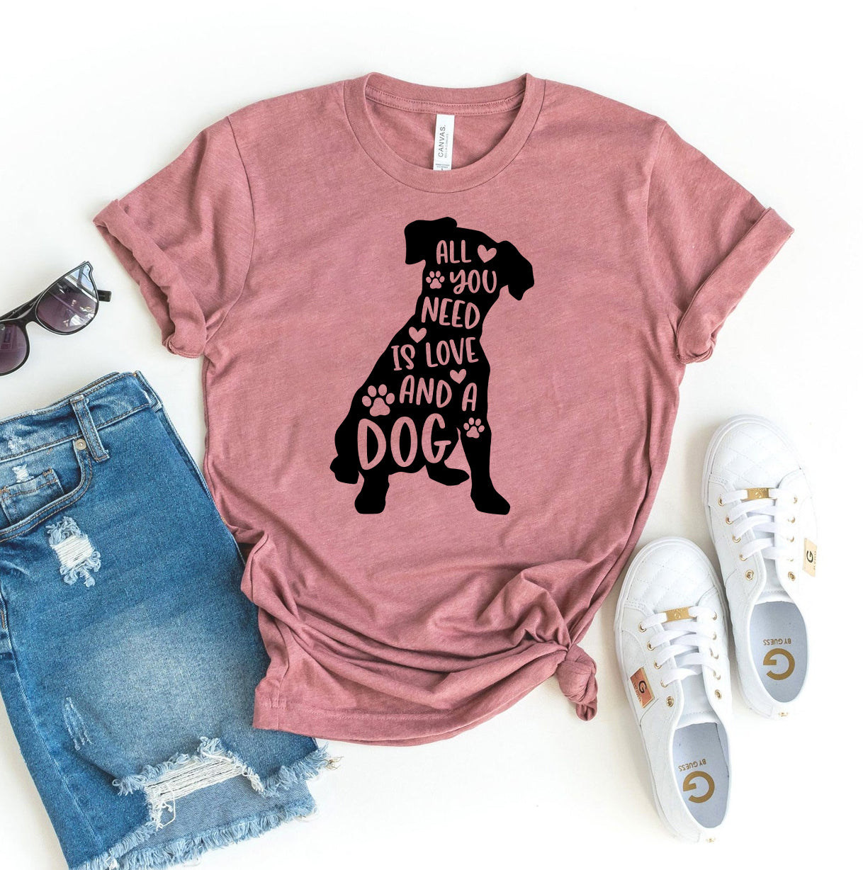 Dog T-shirt ring spun cotton