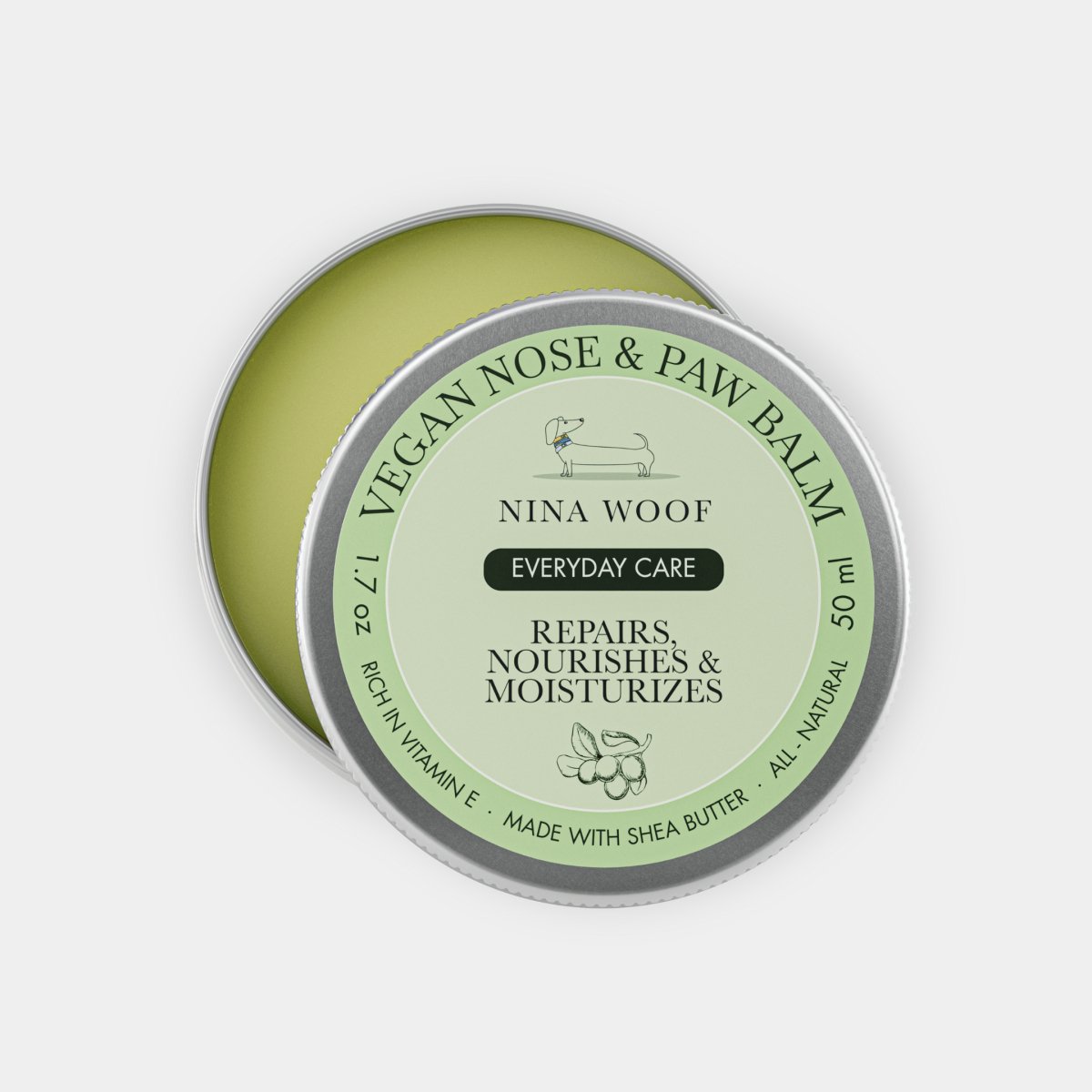 Nina Woof Dog Vegan Nose and Paw Balm