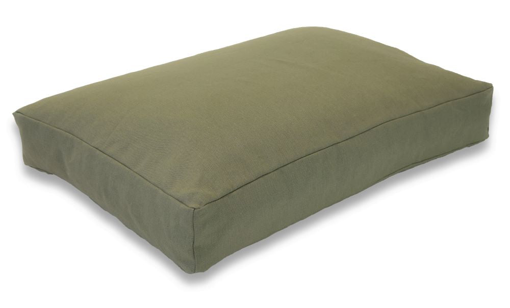 Bean Products Premium Hemp Dog Bed - Lightweight CertiPUR Foam Fill