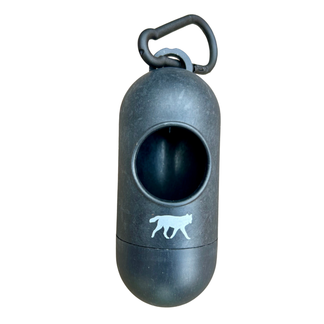 romng bamboo poop bag dispenser + compostable roll