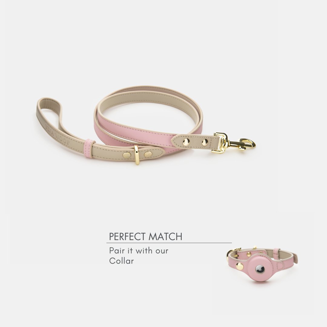 Nina Woof Leash 4ft - Vegan Leather - Cupertino