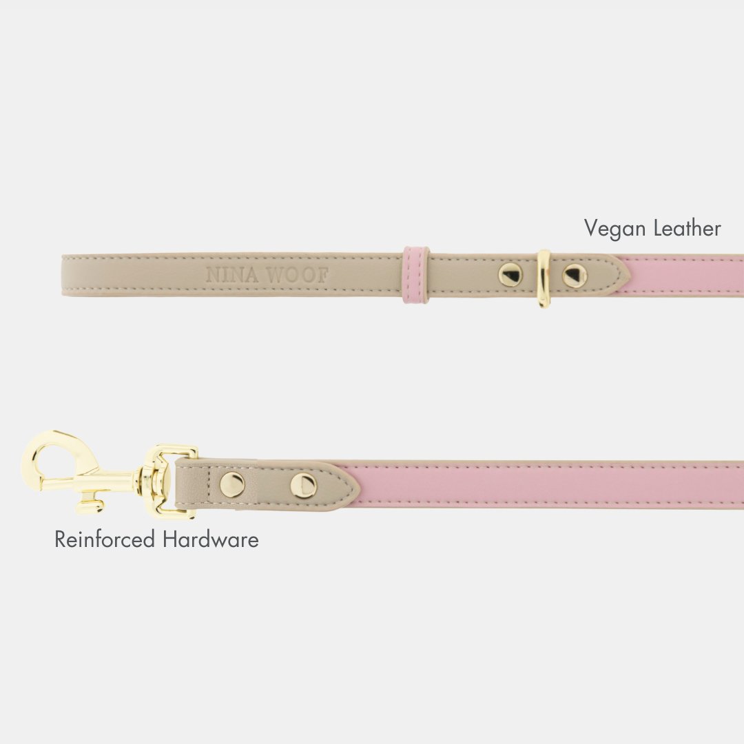Nina Woof Leash 4ft - Vegan Leather - Cupertino