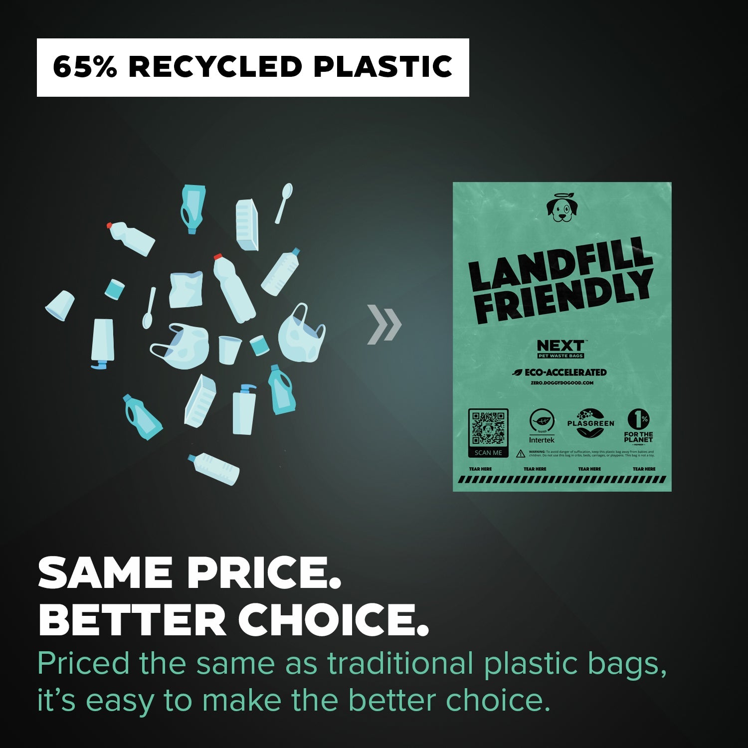NEXT Landfill-Friendly Rolled Bags - 240 Standard Bags
