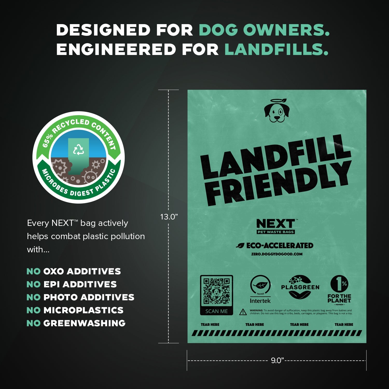 NEXT Landfill-Friendly Rolled Bags - 240 Standard Bags