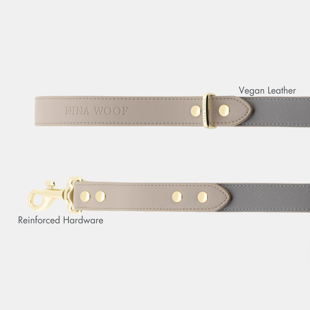 Nina Woof Leash 4ft - Vegan Leather - London