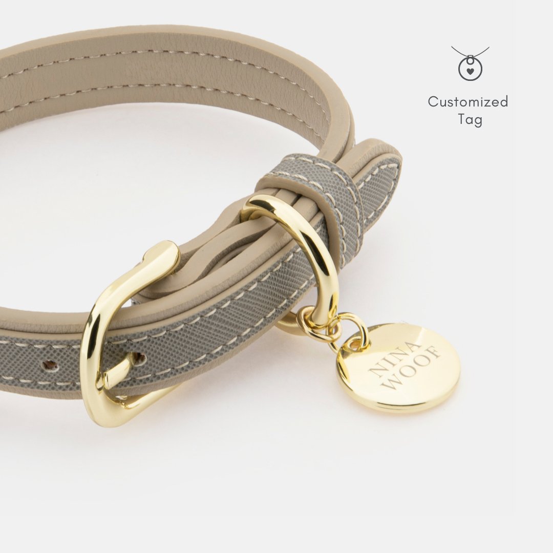 Nina Woof Collar - Vegan Leather - London