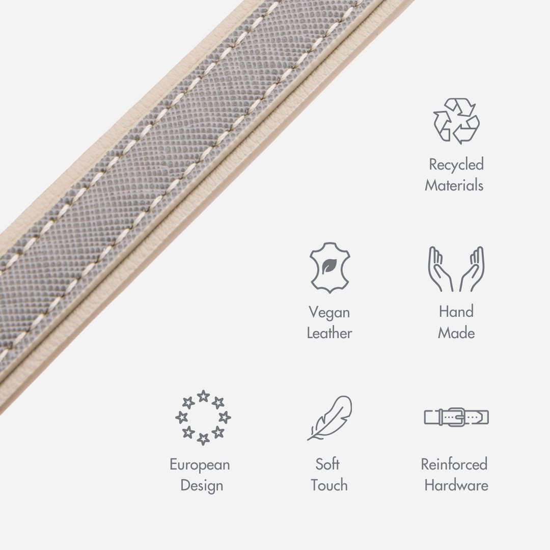 Nina Woof Collar - Vegan Leather - London