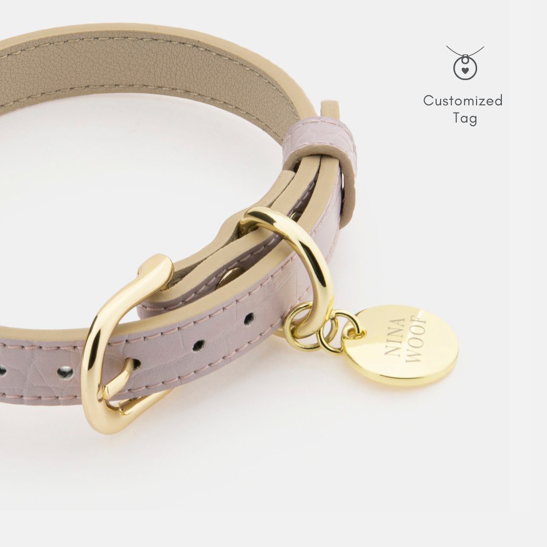 Nina Woof Collar - Vegan Leather - Milan