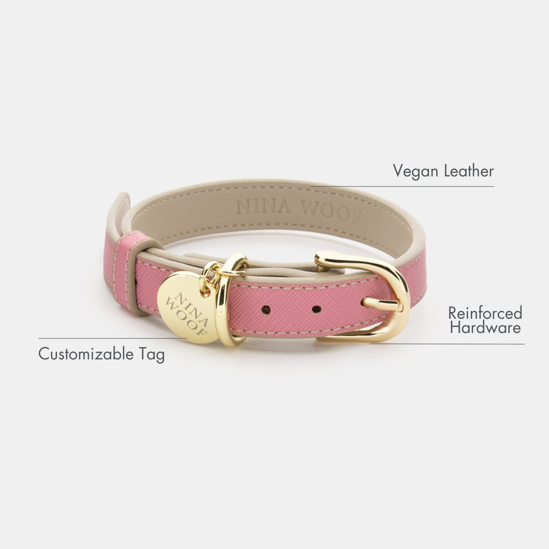 Nina Woof Collar - Vegan Leather - Rio