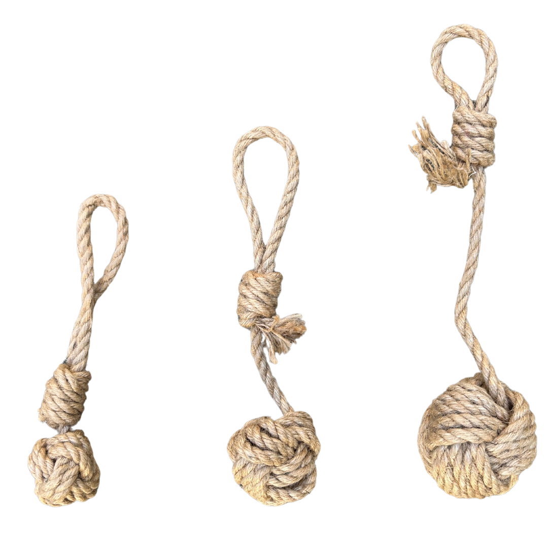 romng hemp rope dog tug toy