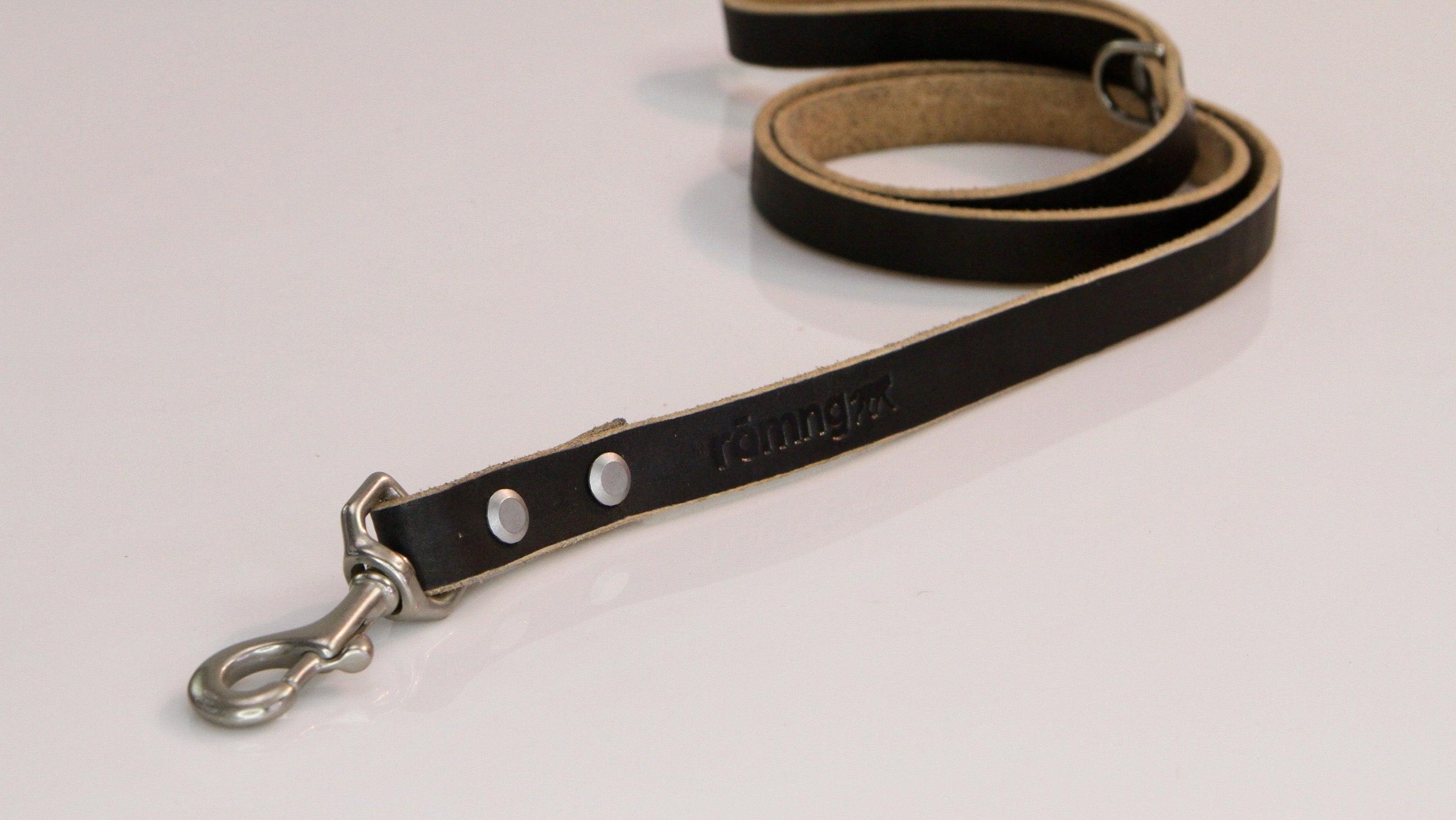 romng handmade Veg- leather dog leash