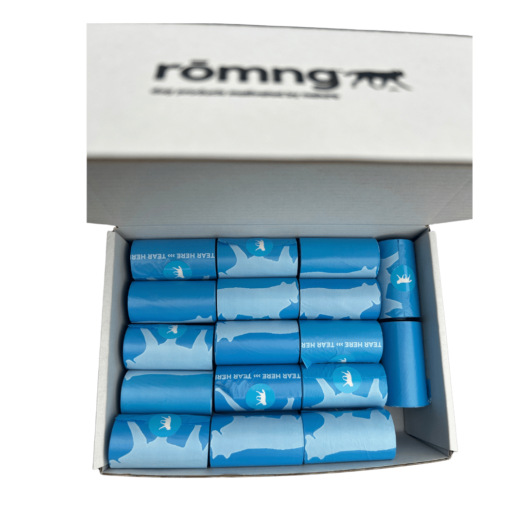 romng bio-based dog poop bags