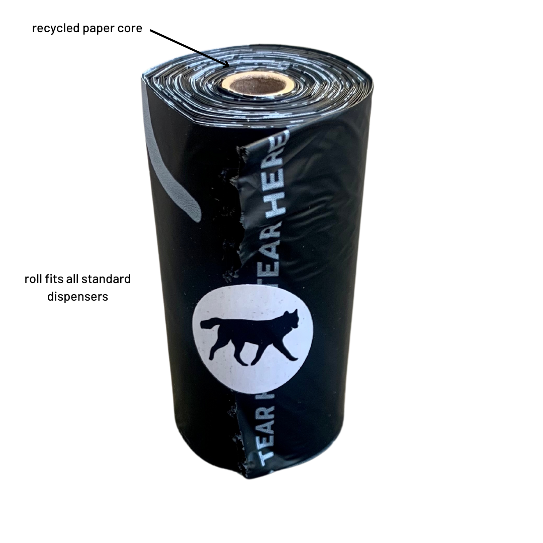 romng compostable plant-based dog poop bags