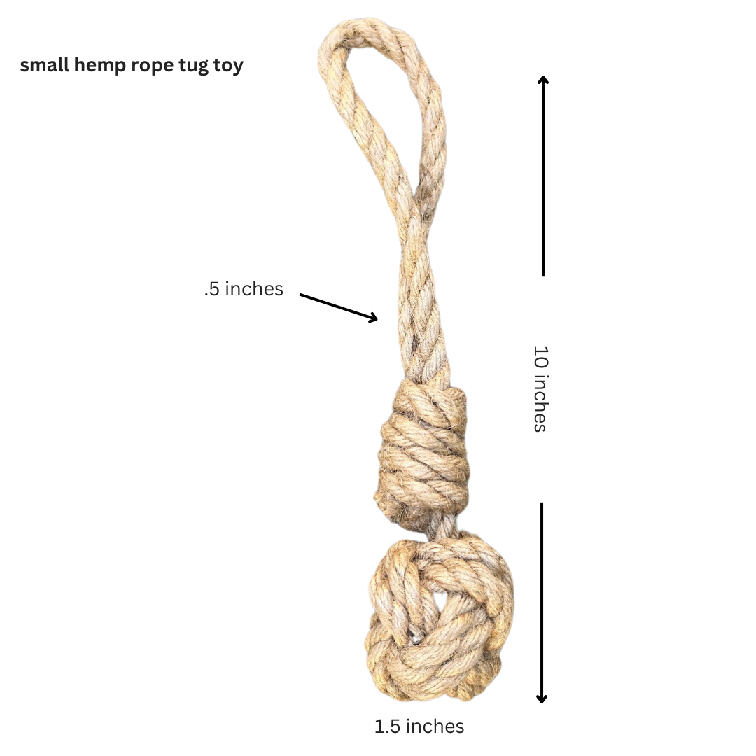 romng hemp rope dog tug toy