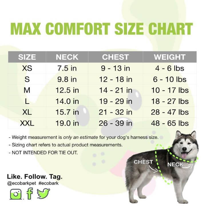 EcoBark Sky Blue Dog Harness - Over-the-Head Soft Mesh Dog Vest Halter for Small to Medium Dogs and Puppies