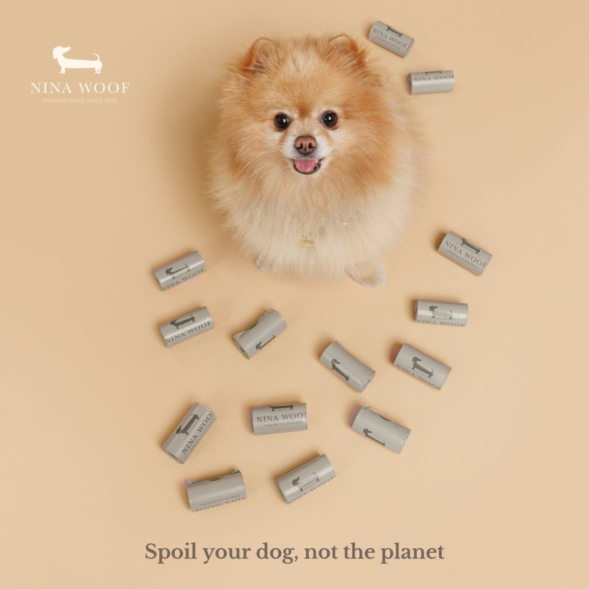 Nina Woof Waste Bags - Biodegradable and Compostable